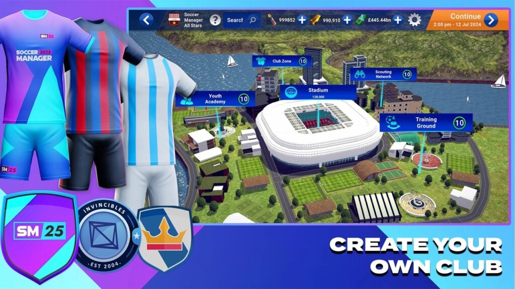 Soccer Manager 2025 uruchamia się z rozszerzonym globalnym zasięgiem piłki nożnej