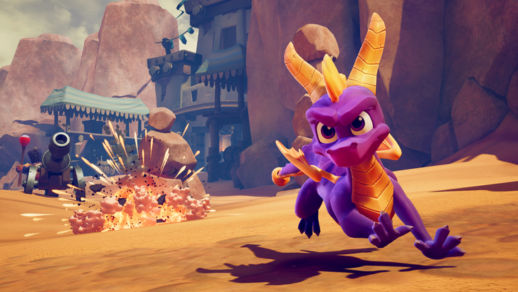Crash and Spyro Team-Up Concept Art