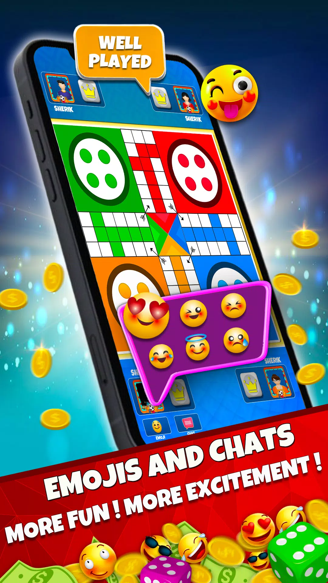 Ludo Online: Dice & Board Game ဖန်သားပြင်ဓာတ်ပုံ 2