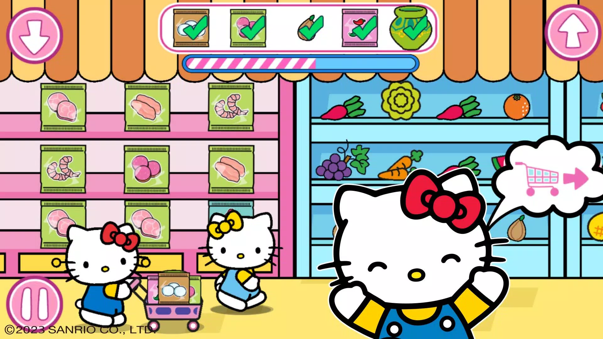 Hello Kitty Supermercado niños Captura de pantalla 1