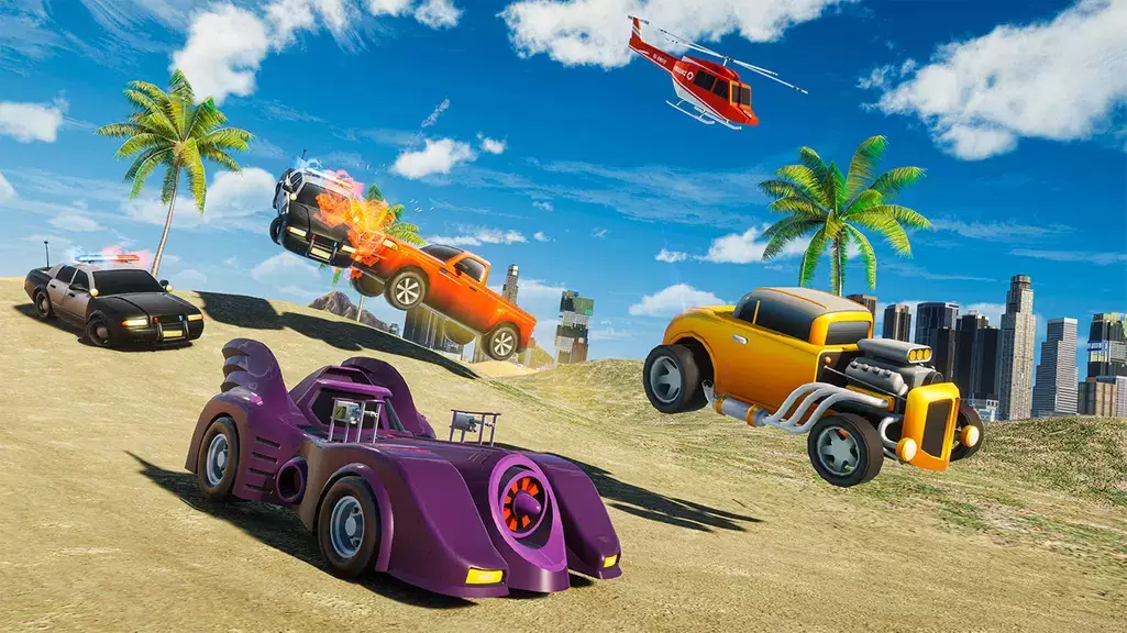 Mini Car Games: Police Chase Captura de pantalla 0