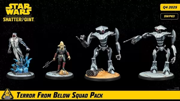 Materiais promocionais do Shatterpoint