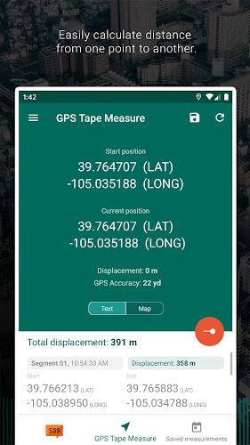 내 GPS 줄자 스크린샷 2