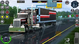 US Cargo Truck Simulator Game स्क्रीनशॉट 1