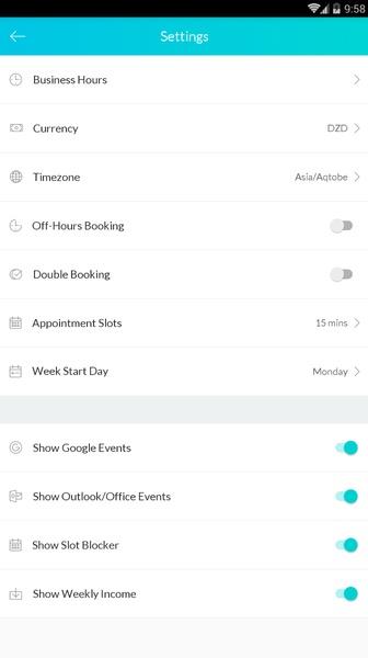 Setmore Appointment Scheduling Captura de pantalla 0