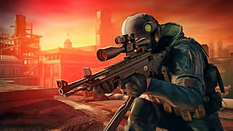 Sniper Shooter offline Game Schermafbeelding 2