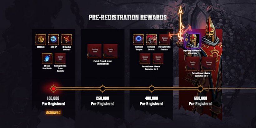 Pre-registration Milestone Rewards