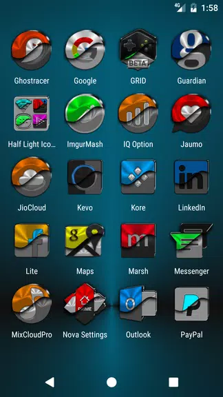 Half Light Icon Pack Screenshot 2