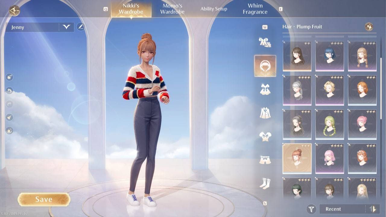 무한대 Nikki의 피부색 변화