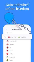 Atlas VPN - Proxy VPN Rápida Captura de pantalla 3