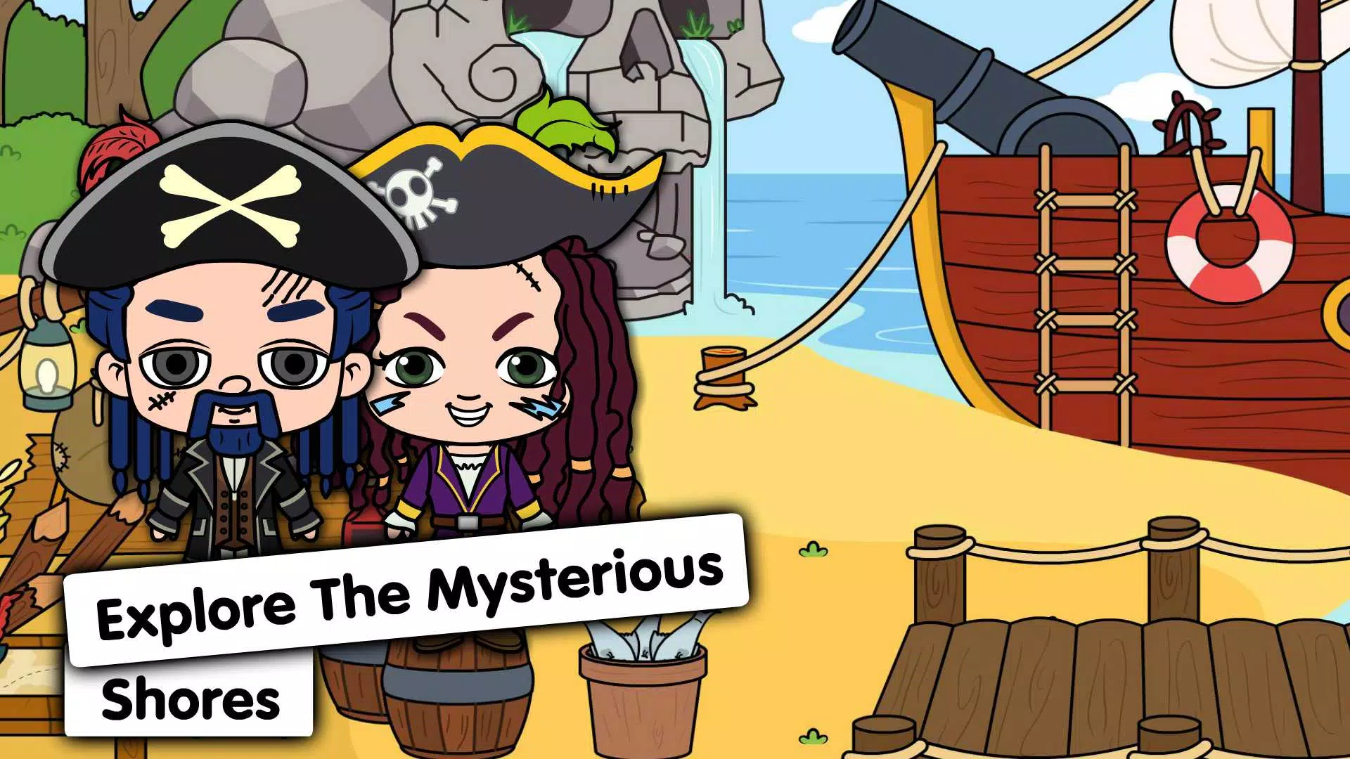 My Pirate Town: Treasure Games应用截图第1张