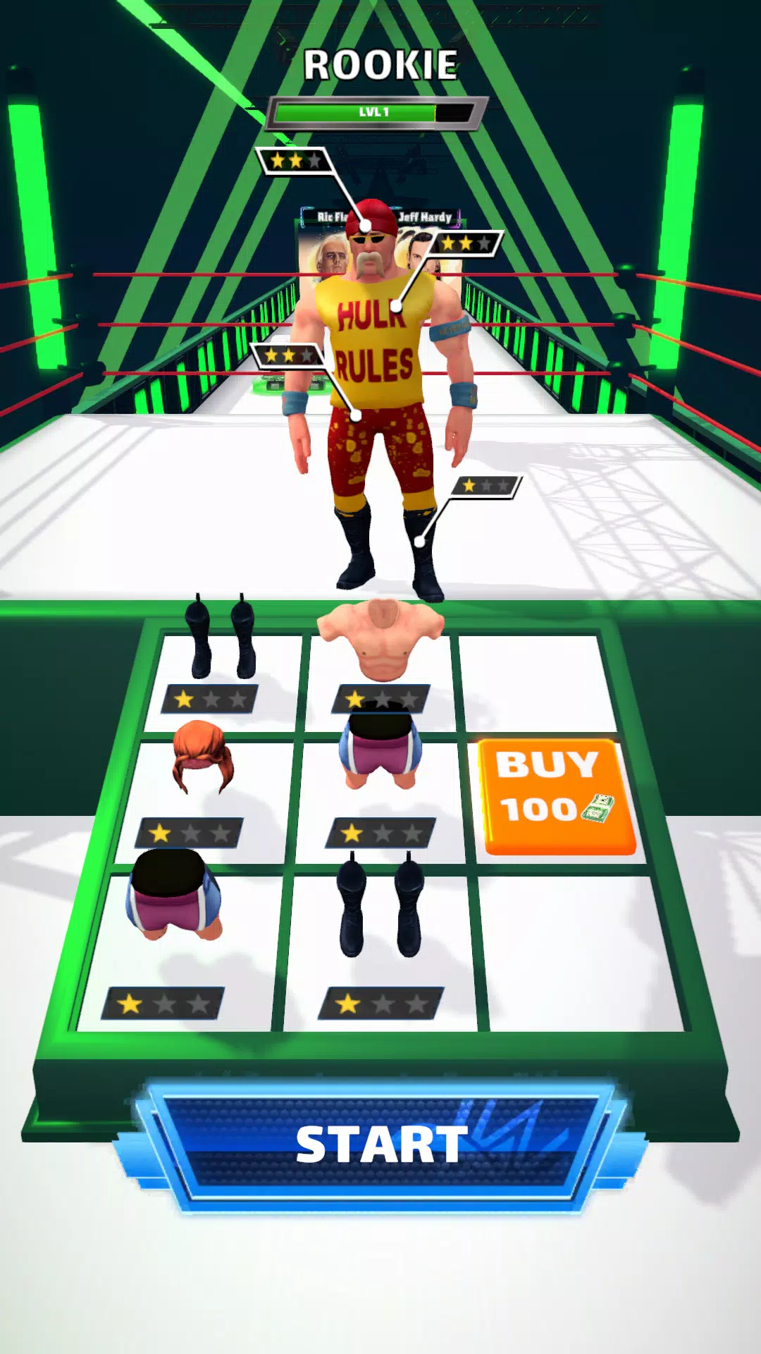 Wrestling Trivia Run Captura de pantalla 1