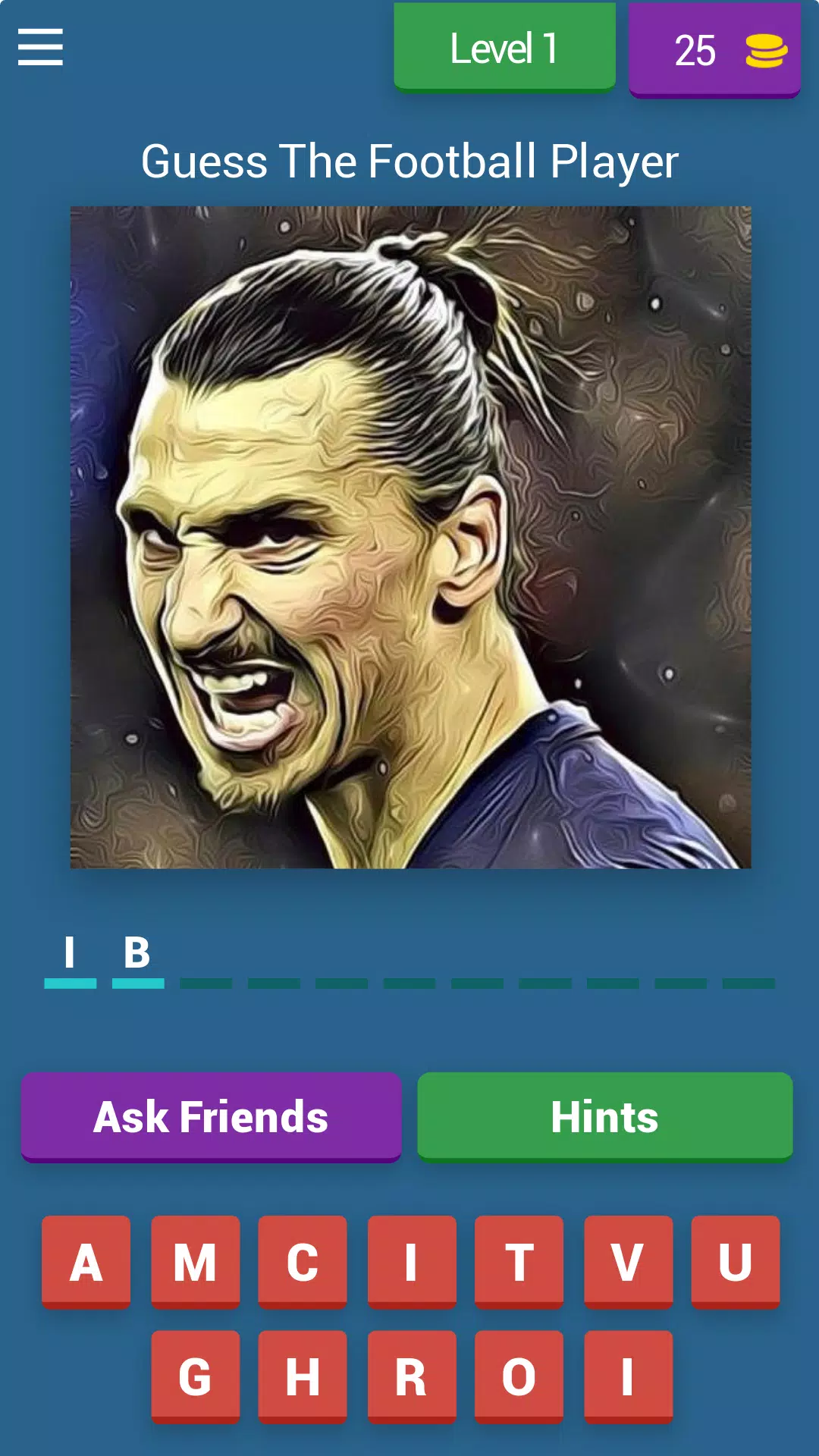 Guess The Football Player Quiz Captura de pantalla 0