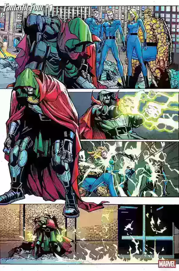 Fantastic Four action sequence
