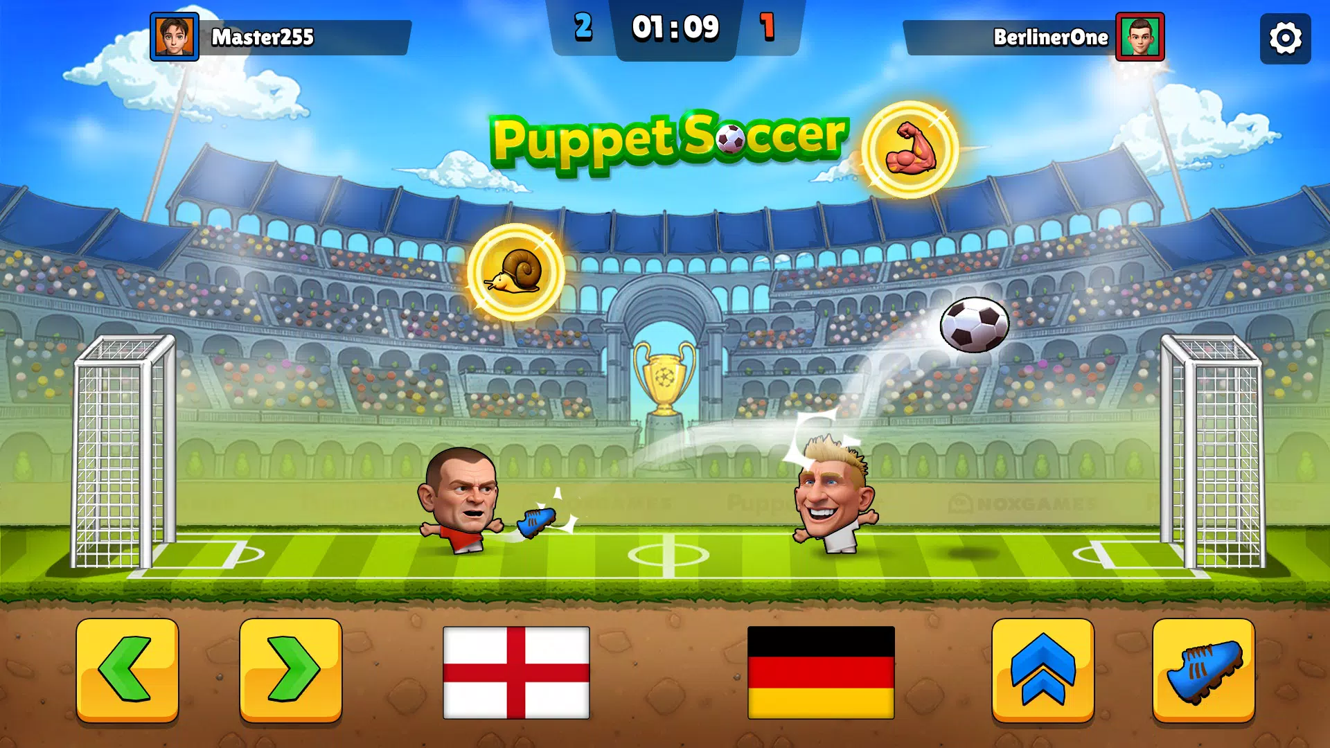 Puppet Soccer - Football Capture d'écran 1