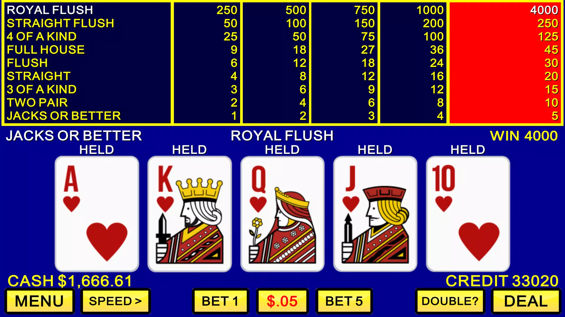 Video Poker Casino应用截图第0张