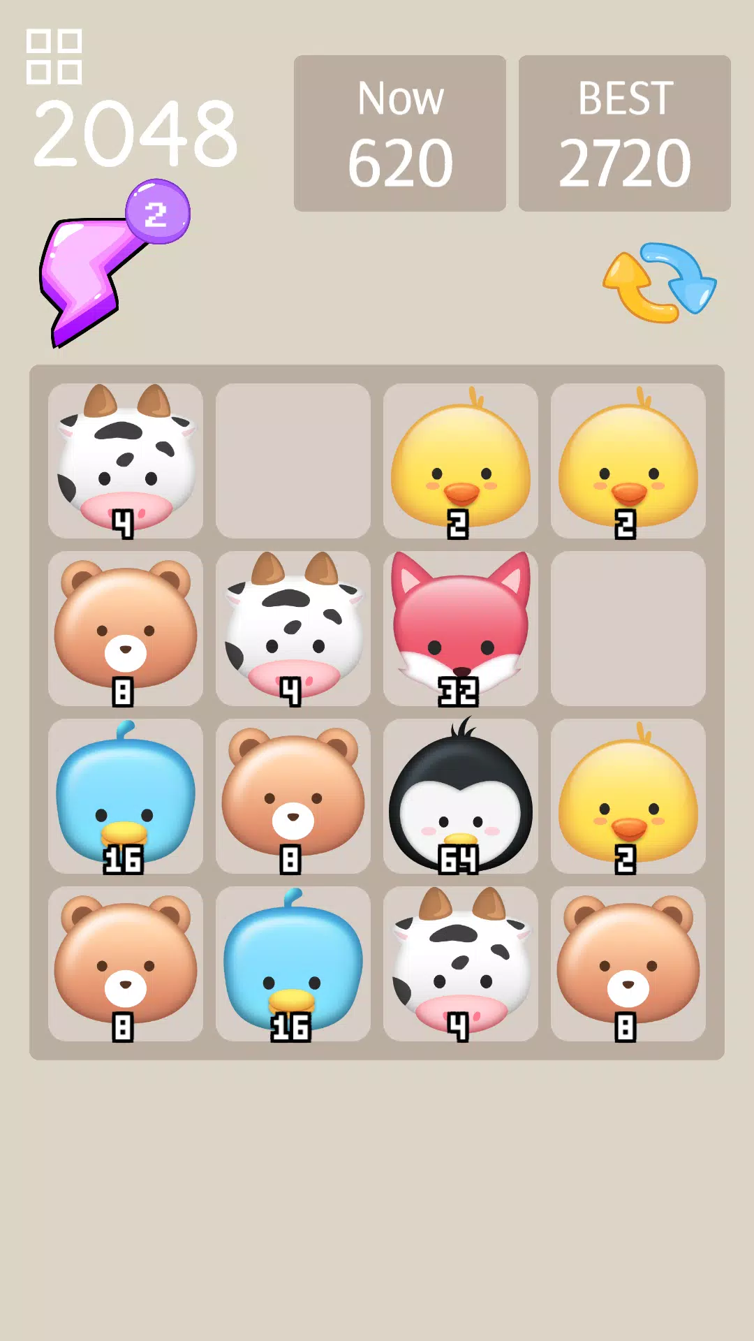 Cats Of 2048 Скриншот 1