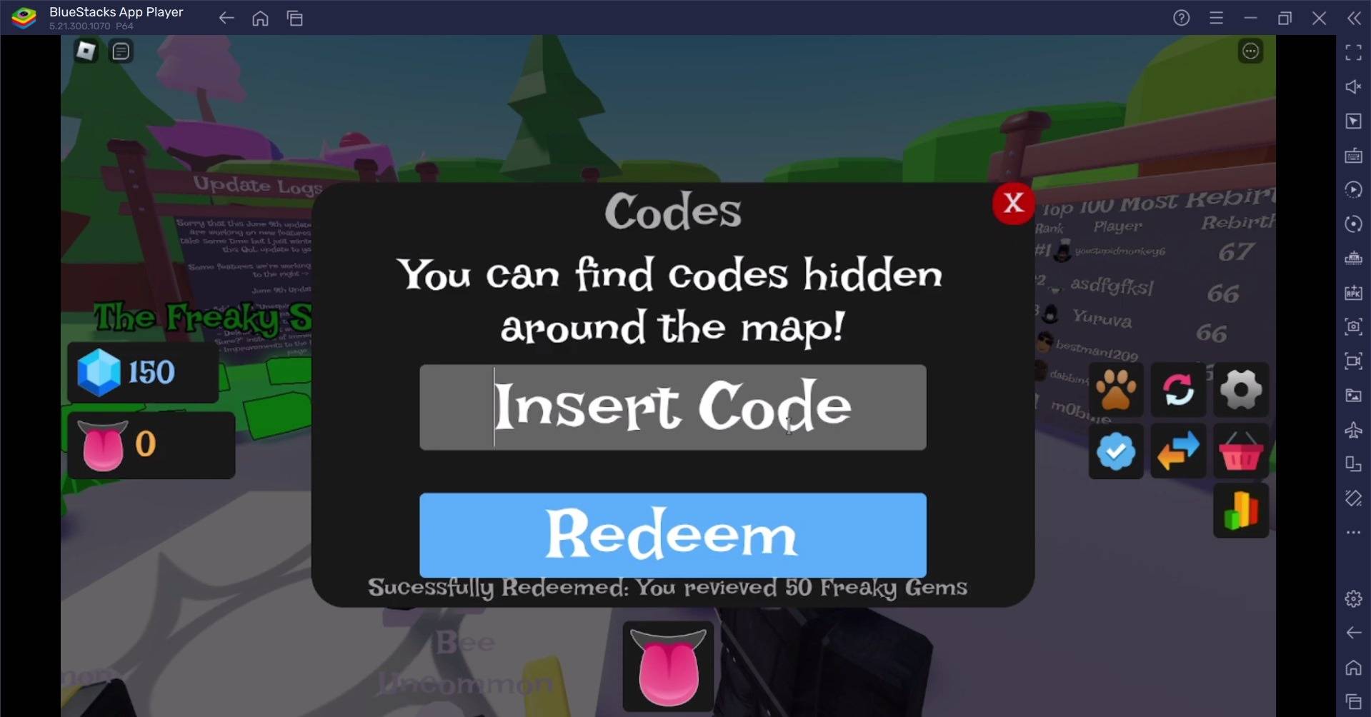 Freaky Simulator Roblox Codes- todos os códigos de resgate de trabalho em janeiro de 2025