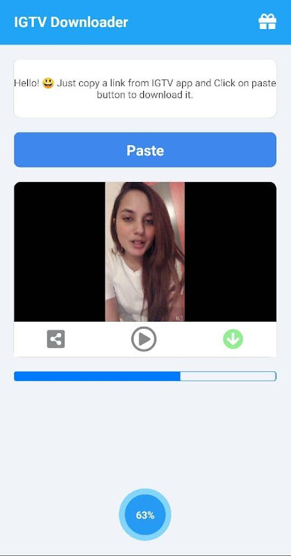 IGTV Video Downloader Schermafbeelding 0