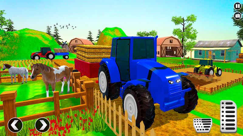 Farmer Tractor Farming Game 3D Capture d'écran 3