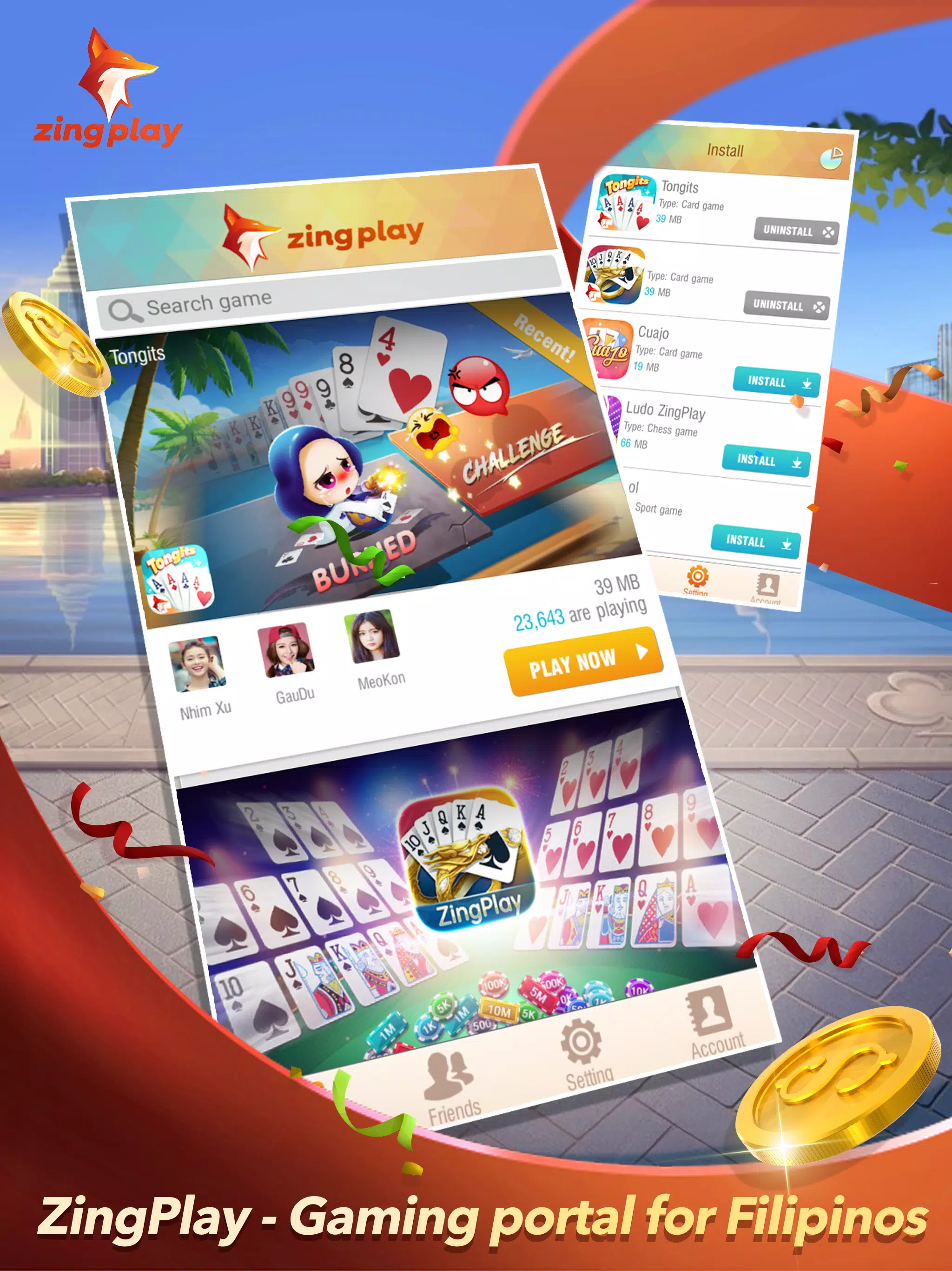 ZingPlay Portal - Games Center 스크린샷 1