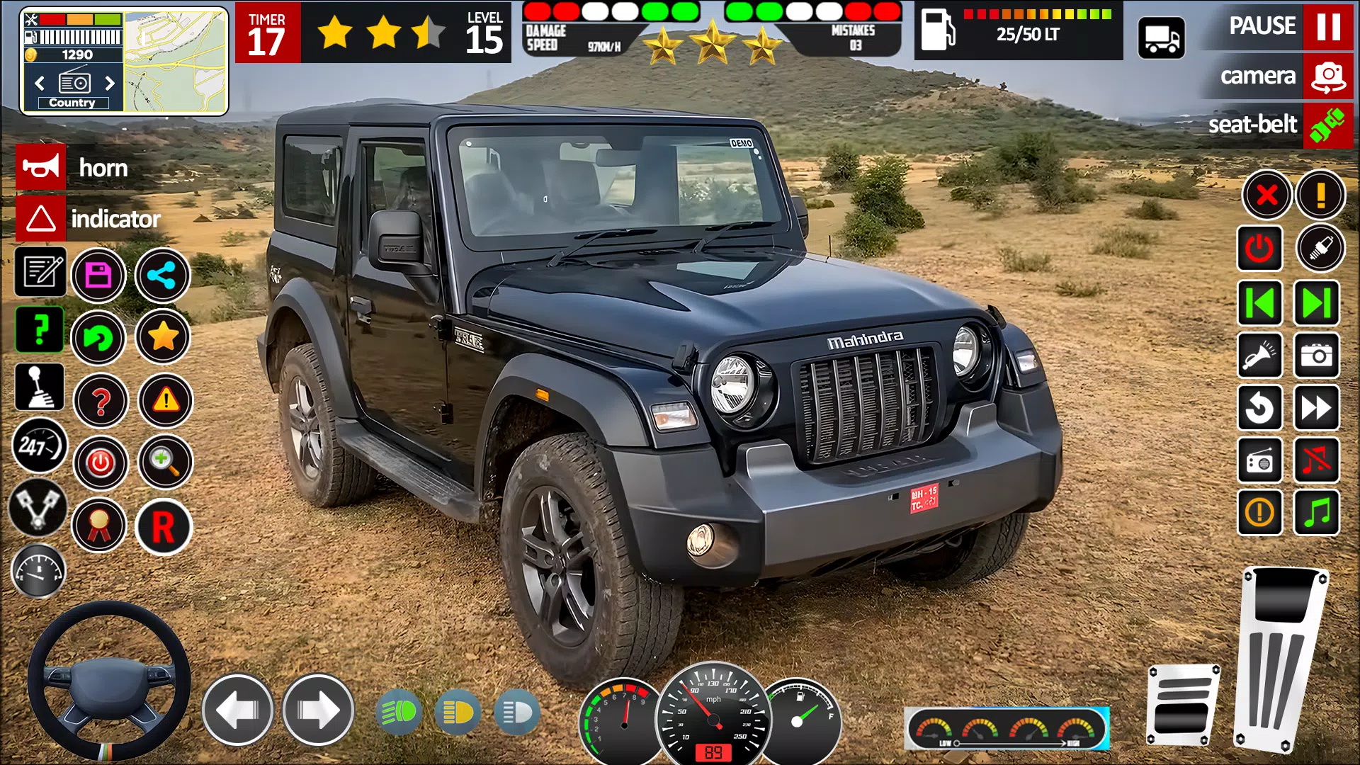 Jeep Driving Game 3d Simulator Ảnh chụp màn hình 3