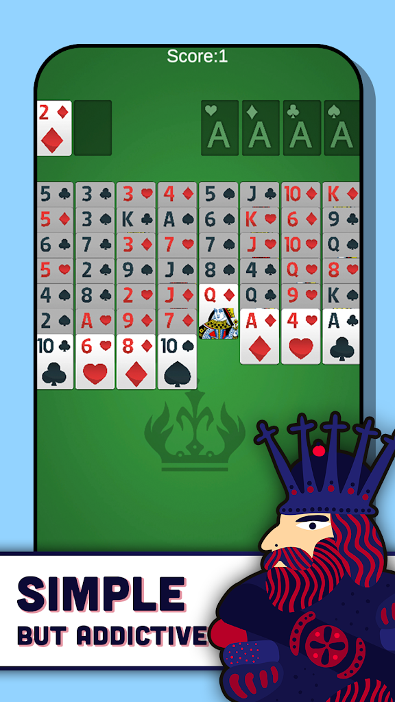 FreeCell Solitaire - Card Captura de tela 2