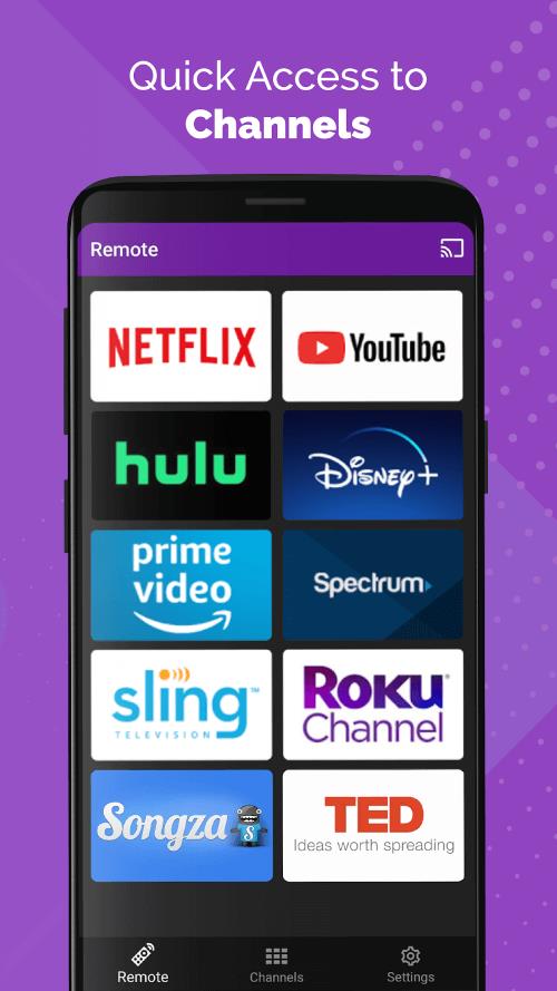 Remote Control for Roku TV ภาพหน้าจอ 1