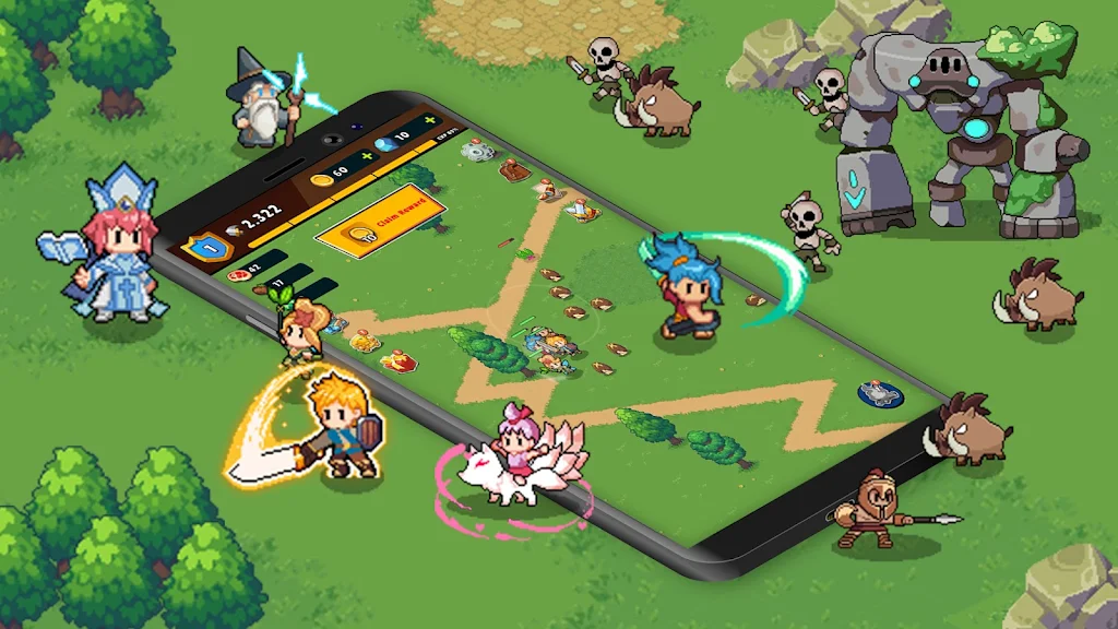 Guardian War: Pixel Rumble RPG应用截图第3张