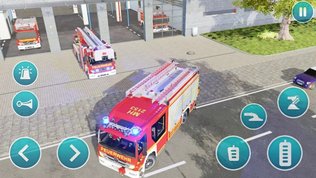 Emergency Police Fire Truck 3d Capture d'écran 3