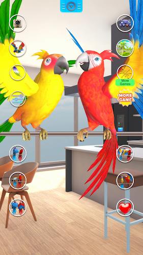 Talking Parrot Couple Screenshot 0