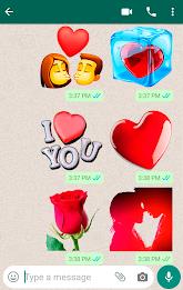 Romantic Stickers for WhatsApp应用截图第0张