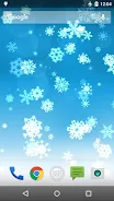 Snowflake Live Wallpaper Zrzut ekranu 0