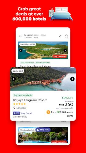 AirAsia MOVE: Flights & Hotels Zrzut ekranu 1