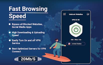 Secure VPN Proxy Server Site Screenshot 1