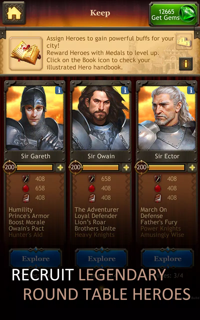 Kingdoms of Camelot: Battle Capture d'écran 2