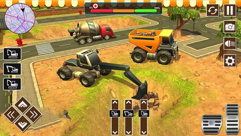 Construction Excavator Sim 3D स्क्रीनशॉट 1