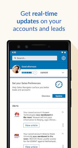 LinkedIn Sales Navigator ภาพหน้าจอ 0