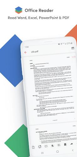 Office Reader - PDF,Word,Excel Ekran Görüntüsü 0