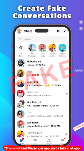 Fake Chat - Prank Message স্ক্রিনশট 2