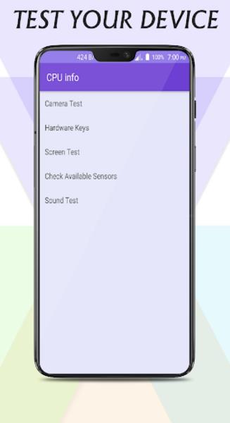 CPU-Z : Device & System info for Android™ Captura de tela 2