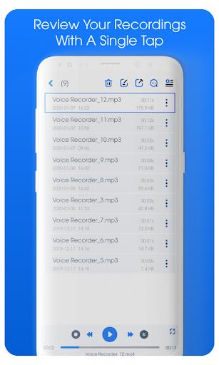 Super Voice Recorder ဖန်သားပြင်ဓာတ်ပုံ 3