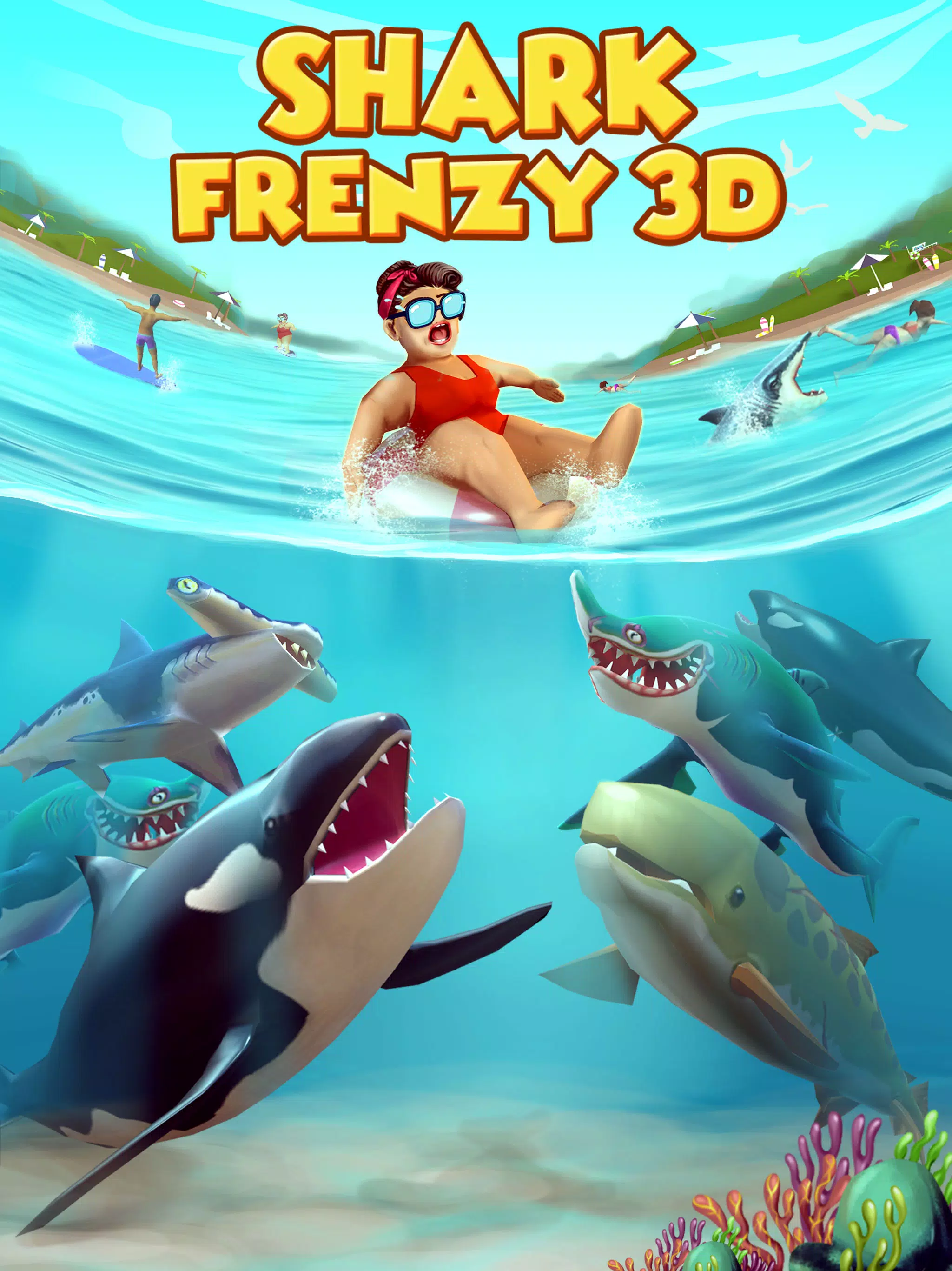 Shark Frenzy 3D 스크린샷 0