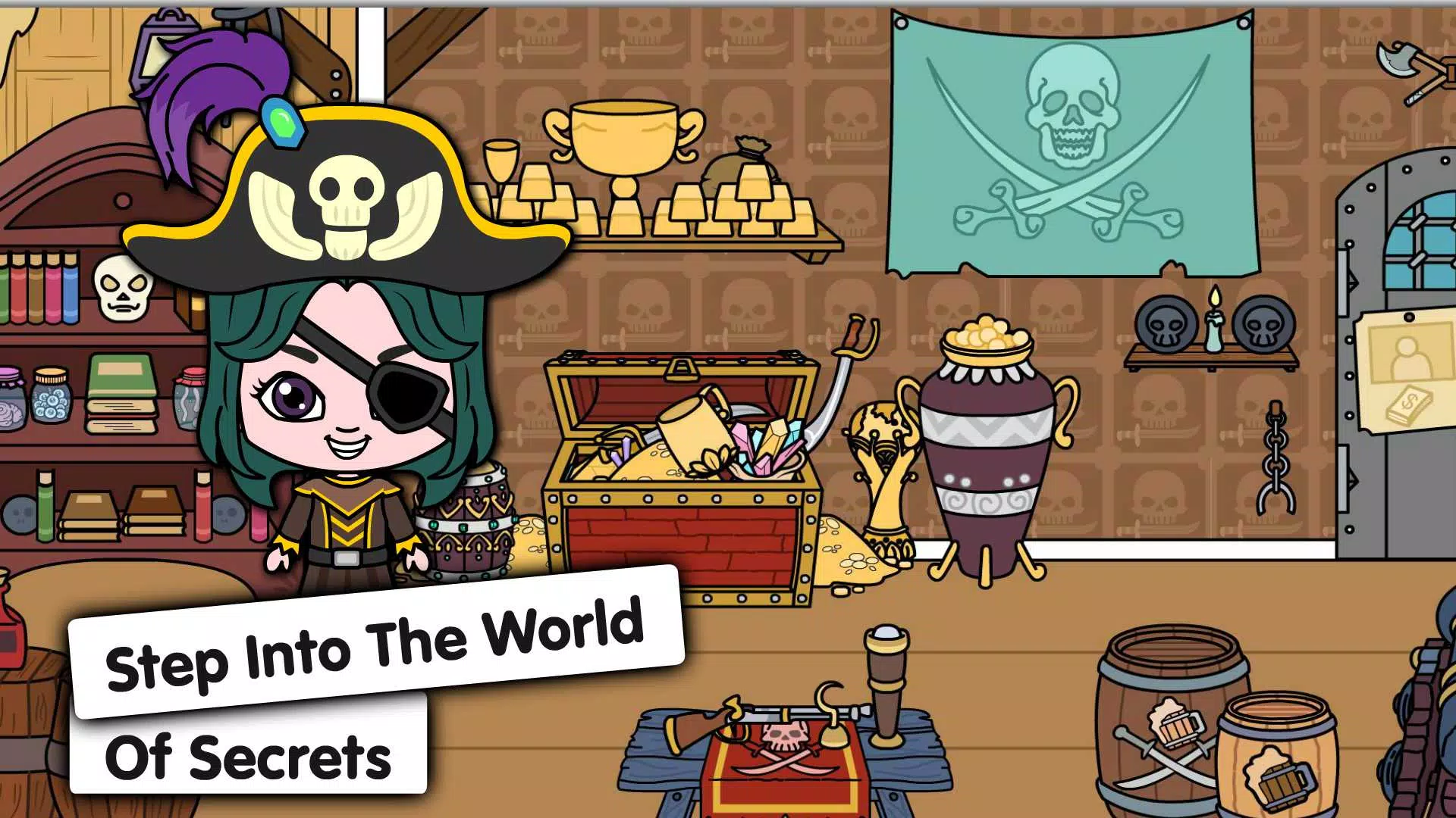 My Pirate Town: Treasure Games应用截图第3张
