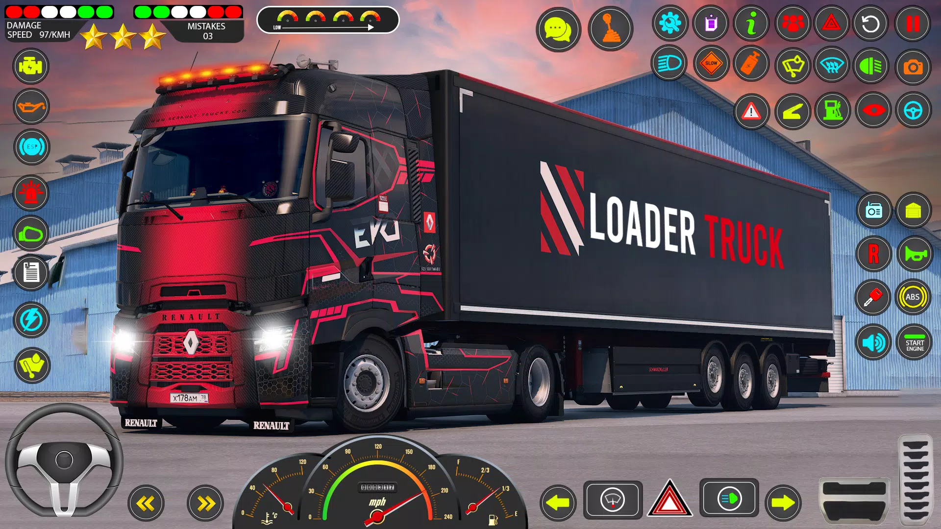 Euro Truck Games Sim 3d Capture d'écran 1