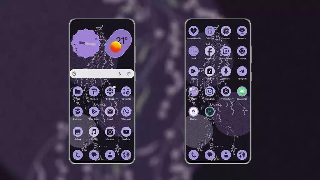 PixPurple EMUI MagicOS Theme स्क्रीनशॉट 0