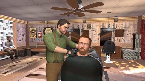 Barber Shop-Hair Cutting Game Captura de tela 0