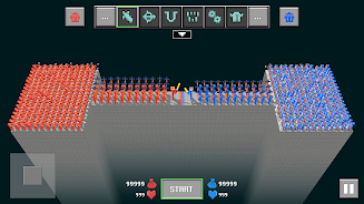 Blocky Ragdoll Battle Capture d'écran 1