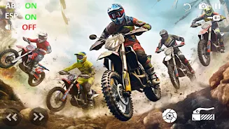 Motocross Beach Bike Games 3D Captura de tela 0