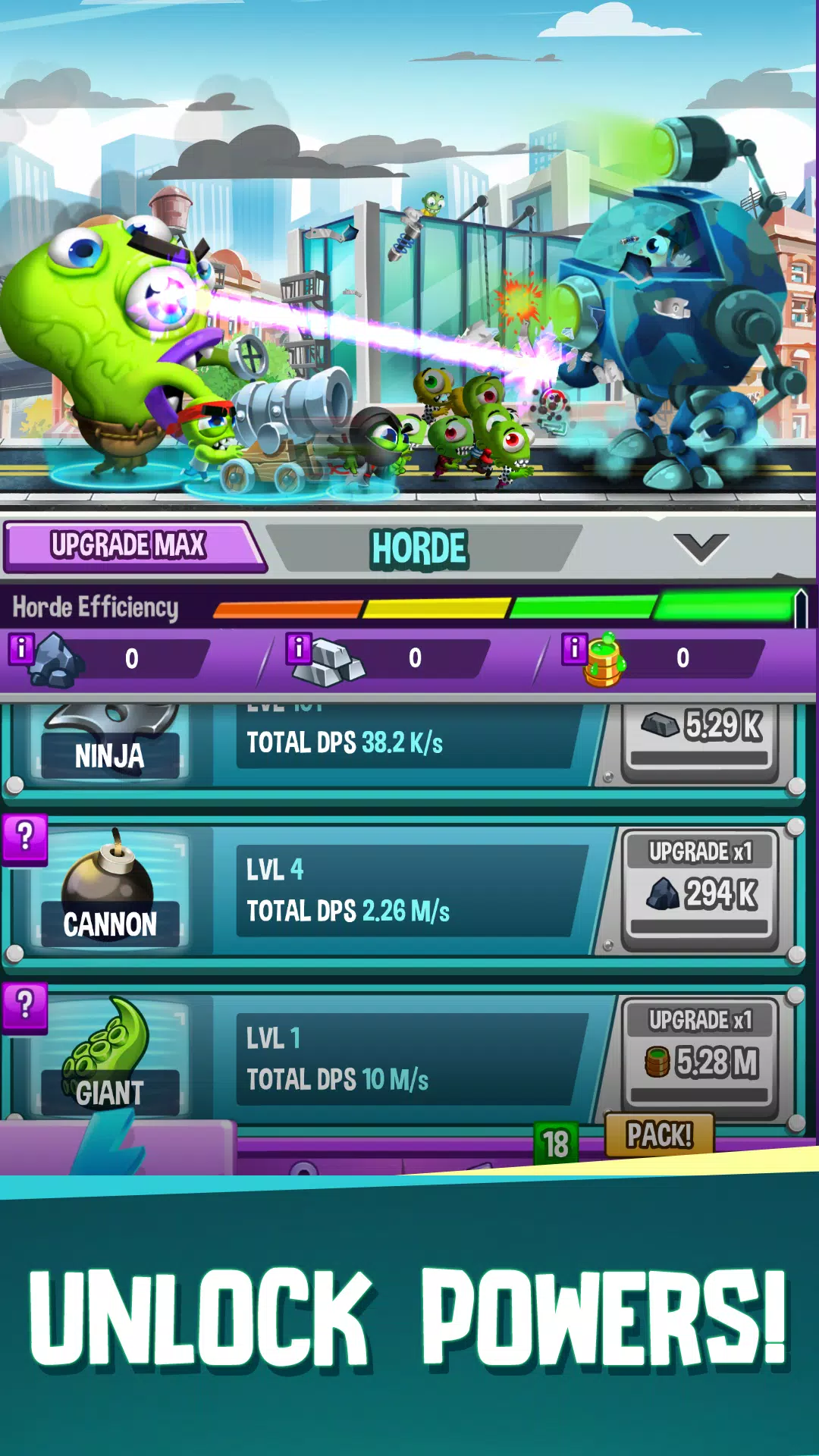 Idle Rush : Zombie Tsunami應用截圖第1張